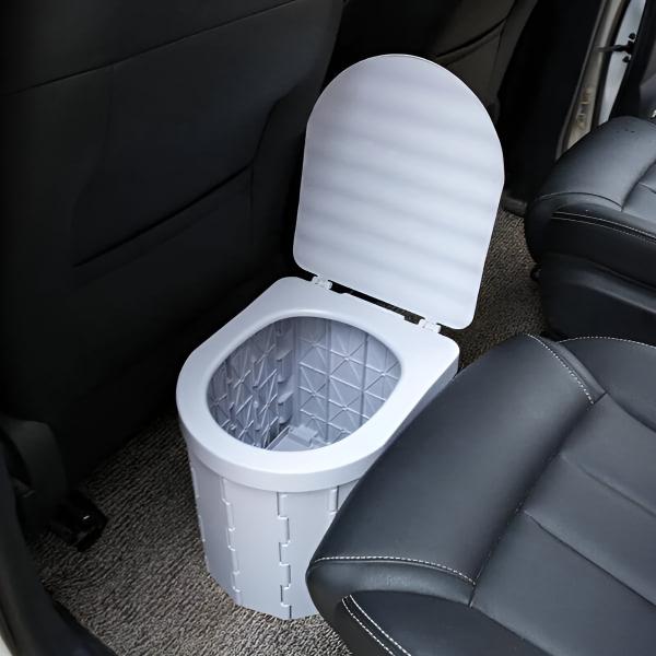 Sammenklappeligt toilet design