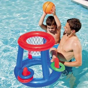 Oppustelig basketballkurv til pool | DUNKSPLASH