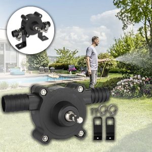 Boremaskinedrevet Vandpumpe - 20-30 L/min, 12x6x4 cm | ROTOPUMP
