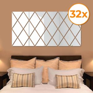 Spejl vægklistermærker (32 stk) | WALLGEM